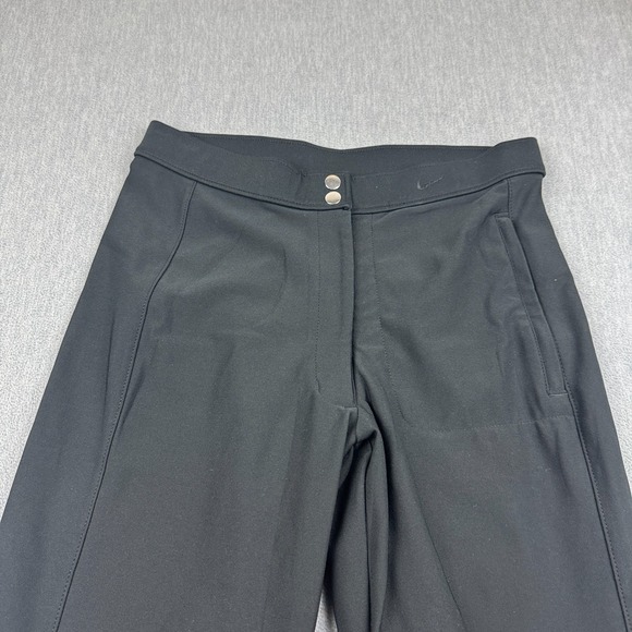 Nike Pants Womens Small 4-6 Black Stretch Dri-Fit Wide Leg Athletic Activewear - Picture 2 of 12